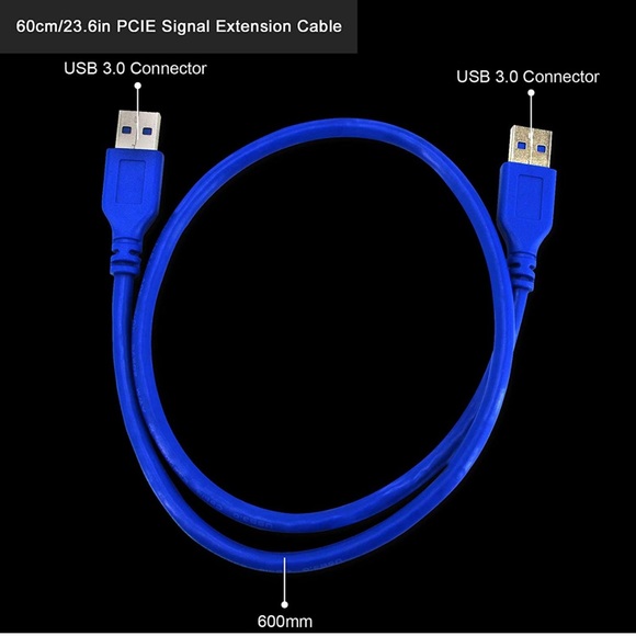PCIE X1 to PCIE X16 GPU Riser Cable - Picture 4 of 6